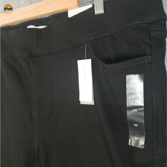 NWT Lane Bryant Jegging Jeans Black High Rise Stretch Pockets Women's Plus Sz 20 - Picture 3 of 10